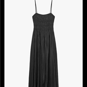 NEW ZARA Flowy elastic midi dress